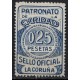 La Coruña, Patronato de Caridad, Sello Oficial 0.25p, Allepuz 58, MNH