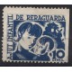 Ajut Infantil de Reraguarda, 10c azul, Allepuz 2861, NSG