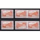Vinebre, rose and orange imperforate complete set, MNH