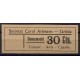 Gelida, Societat Coral Artesans, Consumación 30c black on orange, unlisted