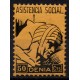 Denia, Asistencia Social, 50c, Tipo II, negro sobre amarillo, Allepuz 35 **