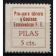 Pilas, Pro-paro obrero y Cocinas Económicas F.E. 5c, Allepuz 7 *
