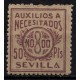 Sevilla, Auxilio a Necesitados 50p, Allepuz 76, MNH