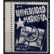 Universidad Marxista 10c, unlisted variety: doble printing, MNH