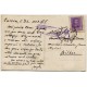 Tarjeta postal de Cáceres a Bilbao con marca de censura, 1938