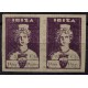 Ibiza, 5c light violet, unlisted imperforate pair, MNH