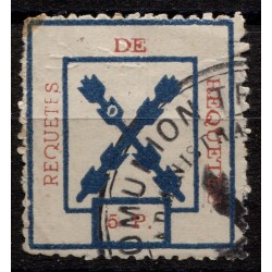 Carlist label, Requeté, unlisted variety of Allepuz 141, used