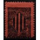 Catalonia, Visca Catalunya 1s black on red, Nathan 9, MNH