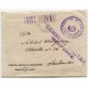 Sobre con franquicia del hospital militar de Monforte a Santander, 1938