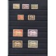 Collection of Spanish separatist stamps, many in blocks of four