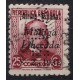 Málaga, patriotic overprint 25c, perfin BHA, Edifil 17, used