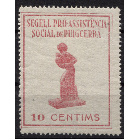 Puigcerdà, Segell pro assistència social 10c, Allepuz 4, MH