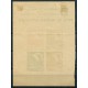 Foyer du Français Antifasciste, prueba de color de fondo de la hojita bloque Domènech 1320, GG 2200, no catalogada, NSG