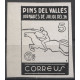 Pins del Vallès, black proof, Allepuz 18, MNH