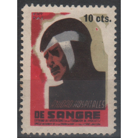CNT FAI, Ayudad a los hospitales de sangre, 10c, Allepuz 1895, MH