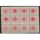Huétor Tájar 5c, sheet, Allepuz 10 with varieties, MNH