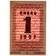 Targeta postal del Ministeri de Propaganda 1 ENERO 1937  de Madrid a Vidiago, 1937