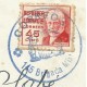 Correo de campaña a Mollet del Vallès con marca postal de la 145 Brigada Mixta, 1938